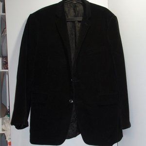 Adolfo Black Corduroy Casual Blazer 44R